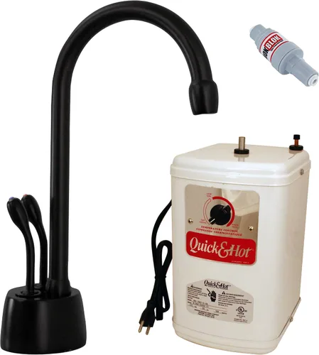 Miniatura 10 de Westbrass A272HFP-11 Develosah Dispensador de agua fría y caliente de 2 manijas con tanque de calentamiento instantáneo, cobre antiguo