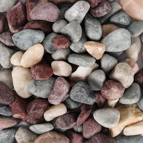 Miniatura 12 de Rocas naturales de río de 5 libras, guijarros de alto pulido para plantas de jardín, piedras negras decorativas de 1-2 pulgadas, ideal para pecera