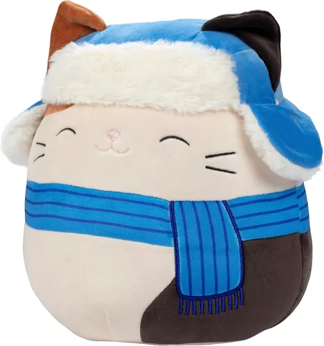 Miniatura 3 de Squishmallows Original de 10 Pulgadas Cam El Gato de Navidad - Peluche Oficial de Jazwares para las Fiestas - Gato Blando y Esponjoso Coleccionable