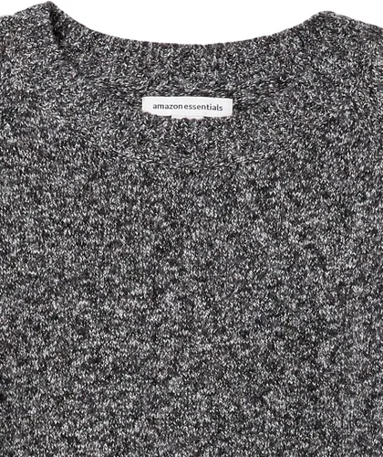 Miniatura 7 de Tienda Essentials Suéter de manga larga con cuello redondo suave al tacto para mujer