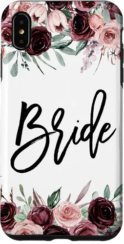 Miniatura 12 de Funda floral para iPhone 13 Bride for Future Mrs Wedding Bridal Shower