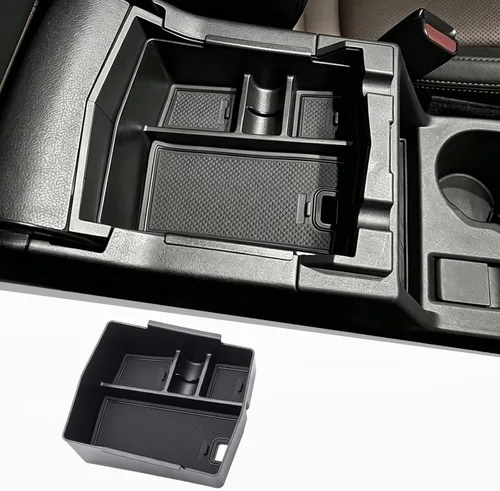 JKCOVER Bandeja organizadora de consola central compatible con Subaru Forester 2025 para reposabrazos interior, caja de almacenamiento, accesorios
