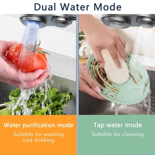 Miniatura 4 de Filtro de repuesto para montaje en grifo, filtro de agua que reduce el cloro de plomo, metales pesados, cartucho de filtro purifica alrededor de 780