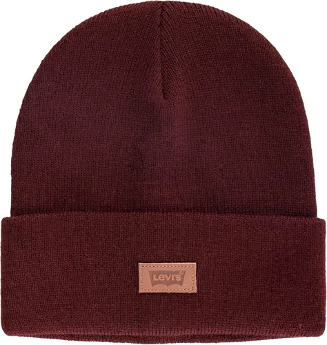 Miniatura 2 de Levi's All Season Comfy Leather Logo Patch Cuffed Hero Beanie