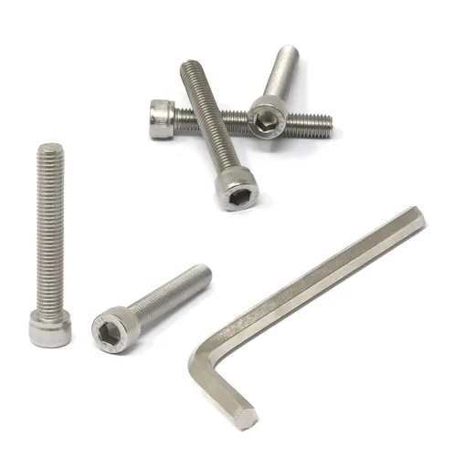 Miniatura 56 de iexcell 25 piezas M4 x 60/65/70/75/3.150 in paso de rosca 0.028 in acero inoxidable 304 cabeza hexagonal Tornillos Tornillos surtido Kit