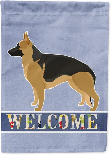 Miniatura 62 de Caroline's Treasures CK3704GF Bandera de jardín de bienvenida de Akita Shepherd Black and Tan - Bandera decorativa para patio exterior, patio