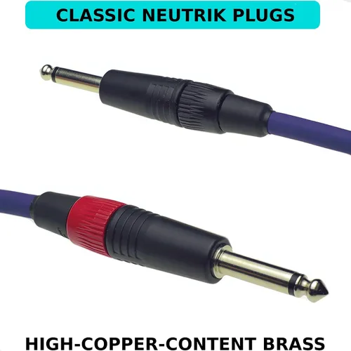 Miniatura 3 de Evidence Audio Cable de altavoz Siren II de 3 pies recto a recto de 1/4 pulgadas