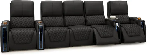 Miniatura 91 de Seatcraft Apex Zero-Gravity CoolZero - Asiento de cine en casa de cuero italiano, reposacabezas eléctrico, lumbar eléctrico, reclinable eléctrico
