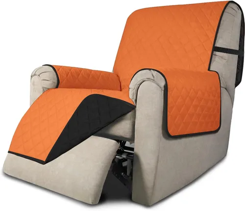 Miniatura 307 de Easy-Going - Funda para sofá, futón y sillón sin reposabrazos, reversible, resistente al agua, para mascotas y niños (azul oscuro/azul claro)