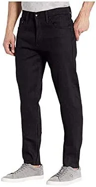 Miniatura 2 de The Unbranded Brand Mens Relax Tapered in 11 oz Solid Black Stretch Selvedge 11 Oz Black Stretch Selvedge 40 34