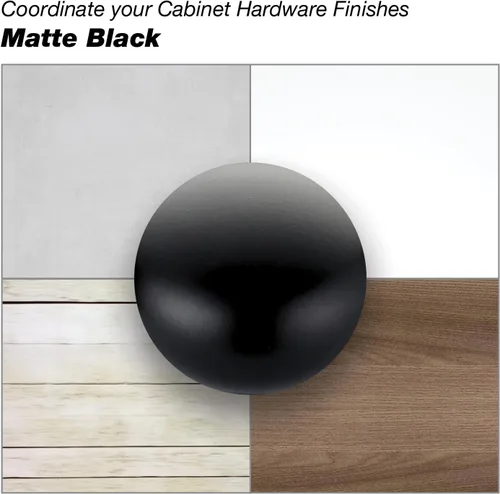 Miniatura 8 de Richelieu Hardware BP722796900 Westmount Collection - Tirador rectangular de transición de centro a centro, color negro mate, para cocina, baño
