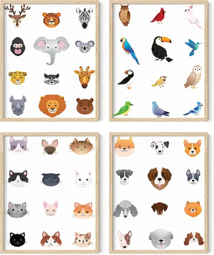 Miniatura 10 de Haus and Hues - Impresiones artísticas de unicornio, juego de 4 pinturas para decoración de pared y pop, póster para habitaciones de adolescentes
