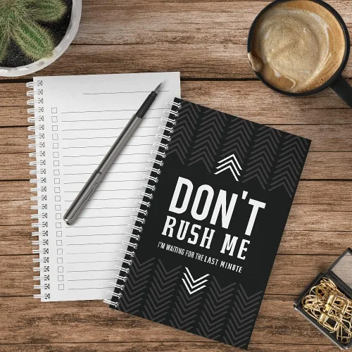 Miniatura 5 de Gotcha Covered Notebooks Softcover Last Minute - Cuaderno de 5.5 x 8.5 pulgadas, 120 páginas de lista de verificación, cubierta laminada brillante