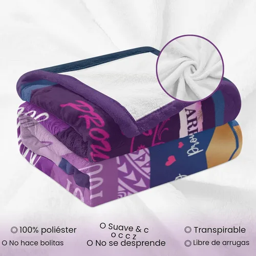 Miniatura 7 de Manta de regalo de graduación – Regalos de graduación de escuela secundaria 2026 para ella y él – Manta de clase de 2026 de 50 x 60 pulgadas