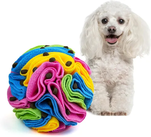 Miniatura 8 de Pelota de olfateo para mascotas, bola interactiva para perros ciegos, entrenamiento para aliviar el estrés, juguetes de enriquecimiento para perros