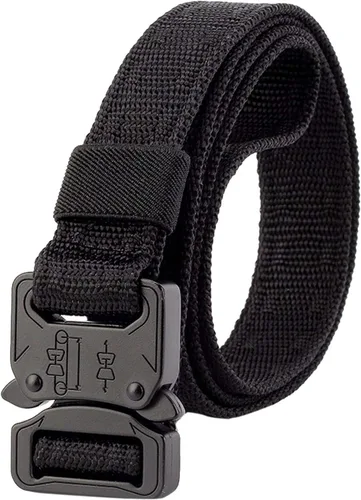 Miniatura 6 de Flygo - Cinturón táctico de nailon para hombre de 1.5 in, resistente, de liberación rápida