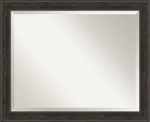 Miniatura 34 de Amanti Art - Espejo con marco para el tocador o para montar en la pared del baño, medidas en pulgadas Grano de café marrón