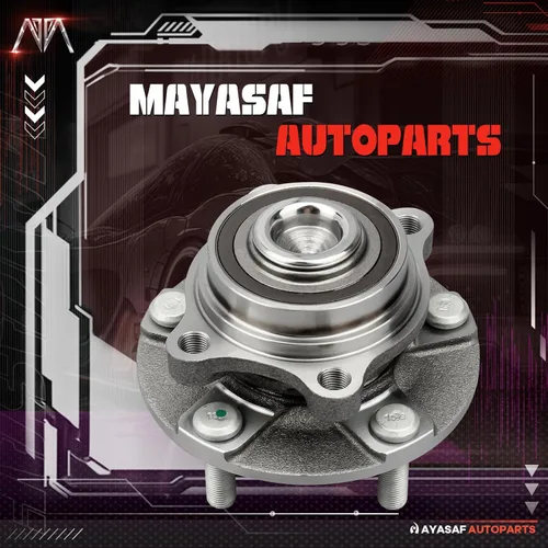 Miniatura 8 de 513268 Conjunto de cojinete de cubo de rueda delantera, 5 lengüetas con ABS para Infiniti G35 RWD 2003-07, Nissan 350Z 2003-09