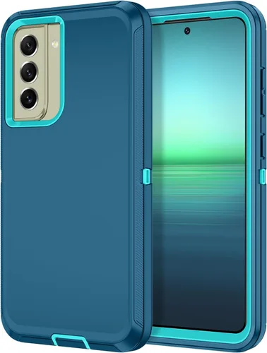 Miniatura 20 de I-HONVA para Samsung Galaxy S21 FE 5G, Funda Resistente a Golpes, Polvo y Caídas de 3 Capas, Protección Completa del Cuerpo