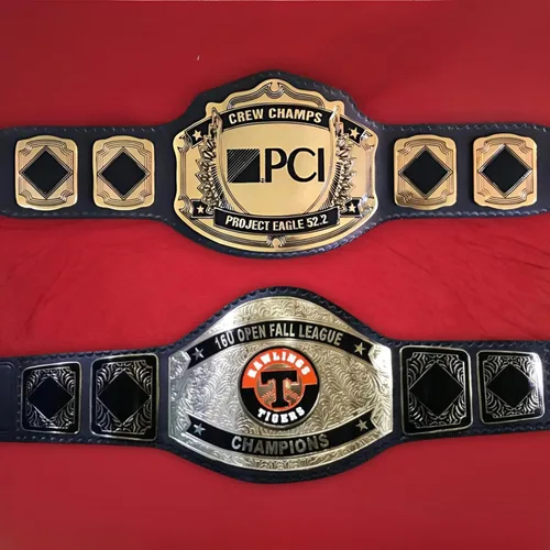 Miniatura 4 de HANDSY Cinturón de campeonato personalizable para todos los deportes, cinturón de campeonato de lucha libre personalizado