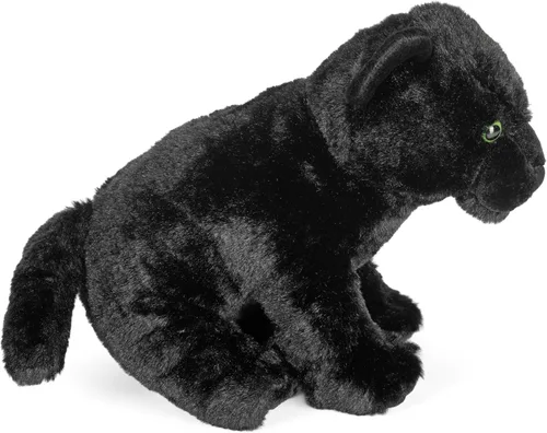 Miniatura 5 de Wild Republic Jaguar Black, Cuddlekins, animal de peluche, 12 pulgadas, regalo para niños, juguete de peluche, botellas de agua recicladas