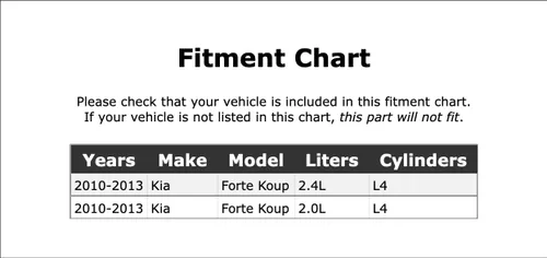 Miniatura 2 de Equilibrador armónico del motor compatible con Kia Forte Koup 2010 2011 2012 2013 PC-575343 2013 2012 2011 2010