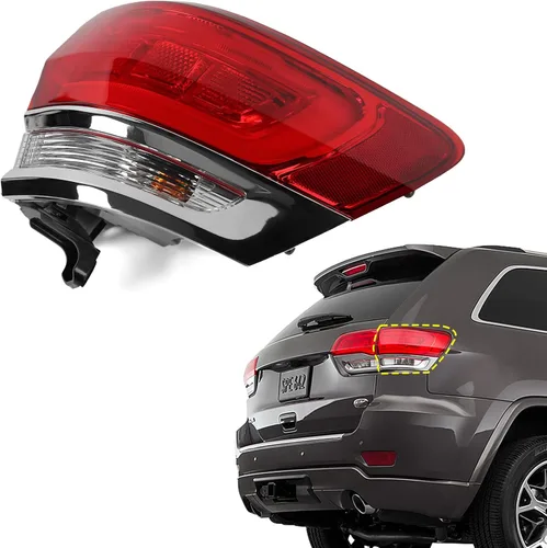 Miniatura 4 de Huray Luz trasera exterior derecha para Jeep Grand Cherokee 2014-2021, montaje de lámpara trasera lateral del pasajero, accesorio de repuesto RH