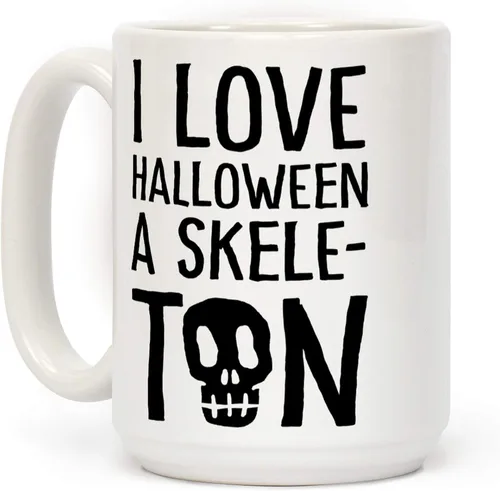 Miniatura 35 de LookHUMAN Taza de Café de Halloween – Halloween Is Meowgical Tazas, Taza de Café Espeluznante Idea de Regalos de Taza, 15 Onzas 10-Blanco