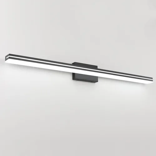 Miniatura 45 de SineRise Barra de Luz LED Moderna para Tocador de Baño de 16 Pulgadas, Accesorios de Iluminación de Pared de Baño Modernos de Acrílico Cromado Sobre