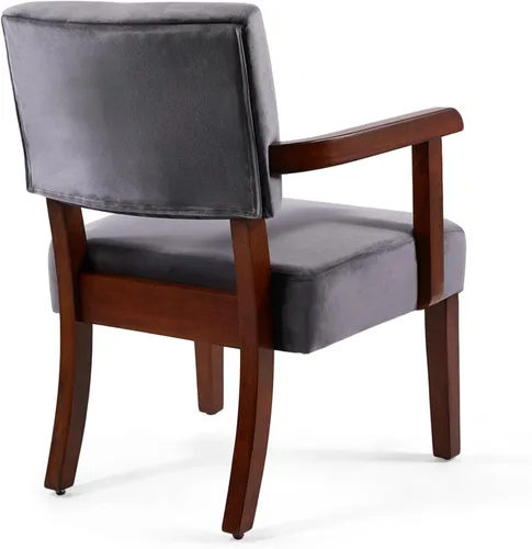 Miniatura 6 de FAGAGA Juego de 2 Sillas de Acento con Mesa, Sillas de Sala de Estar con Asiento y Reposabrazos VelvetSoft para Sala de Estar Dormitorio Sala