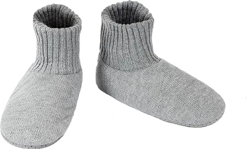 Panda Bros Calcetines tipo pantufla suaves y acogedores para interiores con suela inferior antideslizante para hombre