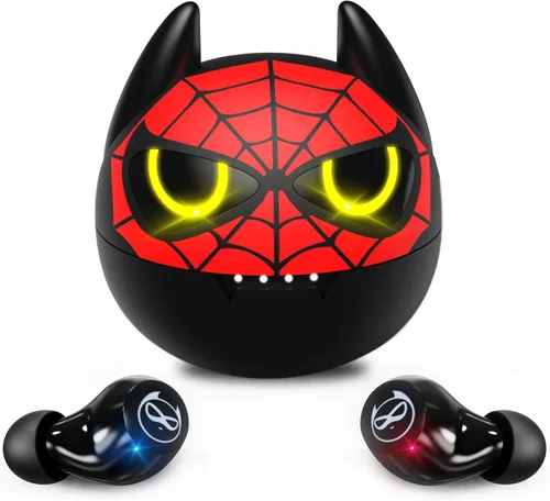 Miniatura 14 de Auriculares inalámbricos para orejas pequeñas, auriculares con control táctil, sonido estéreo, auriculares inalámbricos intraurales, auriculares