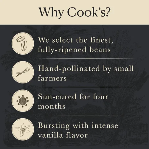 Miniatura 6 de COOK'S, polvo de vainilla pura, vainilla premium gourmet del mundo