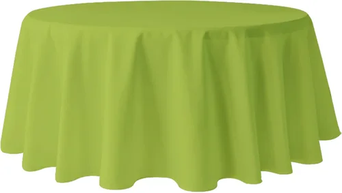 Miniatura 136 de Pomp Mantel Premium de Poliéster de 60" x 84" en Color Amarillo Plátano Tela Fácil de Cuidar, Resistente a Arrugas y Manchas Para Mesa Banana