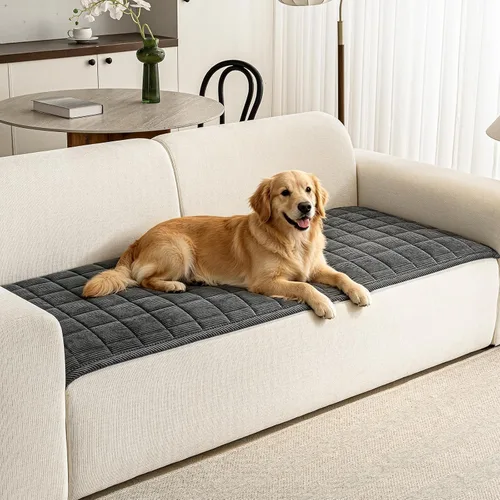 Miniatura 22 de Fundas para brazos de sofá, funda suave para respaldo reclinable, lavable, fundas gruesas y mullidas para reposabrazos de sofá, fundas protectoras