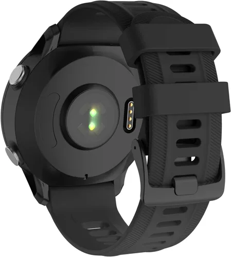 Miniatura 8 de ISABAKE Correa de reloj para Garmin Forerunner 955/945/745, correa de repuesto de silicona de 0.866 in para pulseras Fenix 5/6/Approach S60 Blanco