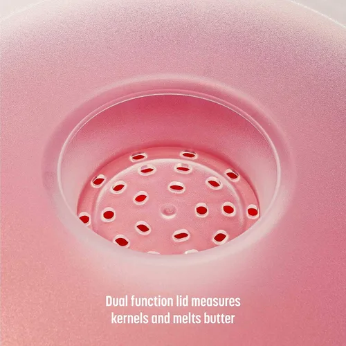 Miniatura 7 de Goodful Palomitero de Silicona, Palomitero Plegable para Microondas con Aire Caliente, Tazón Hecho sin BPA, Rojo