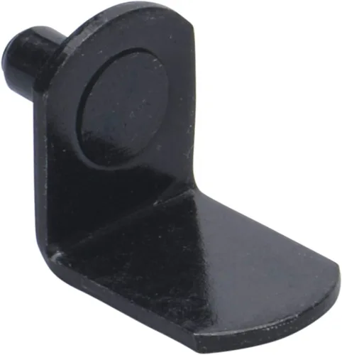 Miniatura 4 de Pinzas de soporte para estante de gabinete de 0.197 in (25 unidades) Clips en "L" para cocina y estantería Blanco