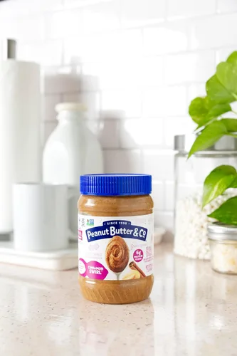 Miniatura 8 de Peanut Butter & Co. Mantequilla de maní con remolino de canela, 0.18 onzas de proteína, sin gluten y sin OMG, 16 onzas (paquete de 6)
