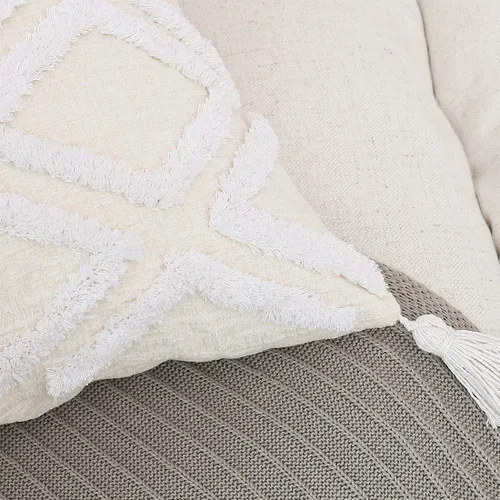 Miniatura 5 de PLWORLD - Funda de almohada con diseño boho de diamantes (1 unidad)