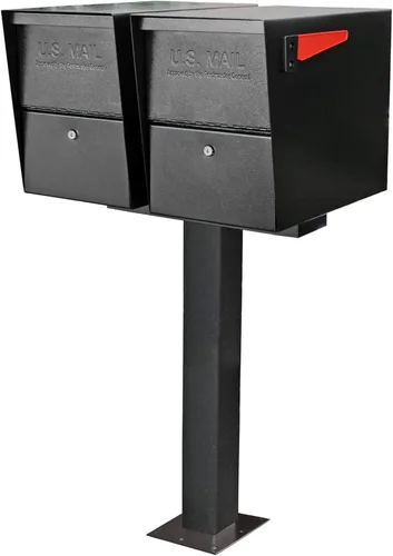 Miniatura 5 de Mail Boss 7144 Barra esparcidora de caja para aplicaciones de dos buzones, 2, color negro