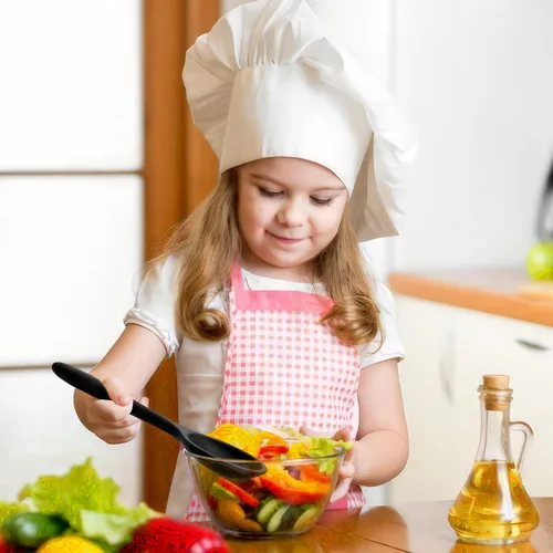 Miniatura 8 de GEEKHOM Cucharas de cocina de silicona, 2 piezas de 11 pulgadas, juego de utensilios de cocina de silicona resistentes al calor, cucharas grandes