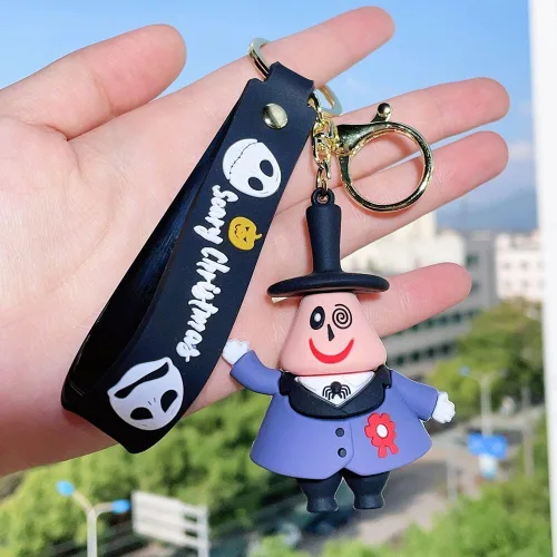 Miniatura 7 de 5 llaveros inspirados en Nightmare Before para regalo de Navidad, regalo de cumpleaños, suministros de fiesta para niños, mochila y bolso para niños