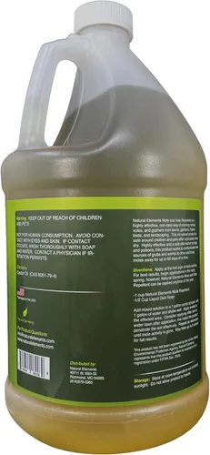 Miniatura 8 de Natural Elements Repelente de topos y campañoles 100% aceite de ricino Seguro para mascotas y no tóxico (4 galones)