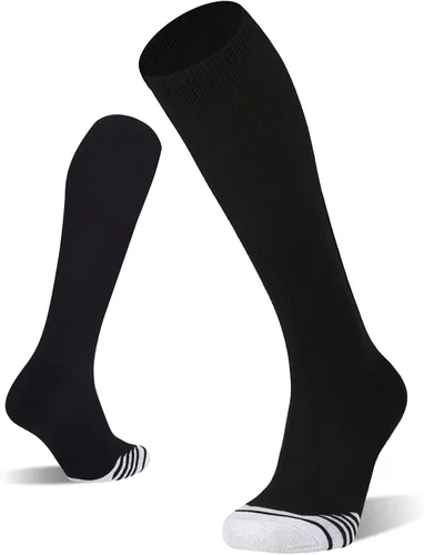 Miniatura 9 de FITRELL Paquete de 2/3 calcetines de béisbol y sóftbol para niños, jóvenes, hombres y mujeres, calcetines altos hasta la rodilla (varios colores)