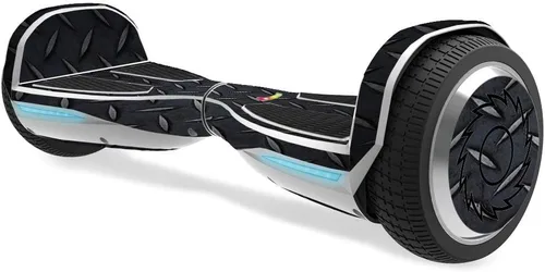 MightySkins Skin compatible con Razor Hovertrax 1.5 Hover Board - Placa de diamante negro | Cubierta protectora de vinilo duradera y única | Fácil