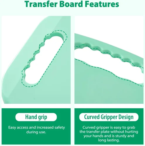 Miniatura 4 de Tabla de transferencia con hoja deslizante, elegible para FSA, dispositivo de asistencia deslizante para traslados o personas mayores de silla