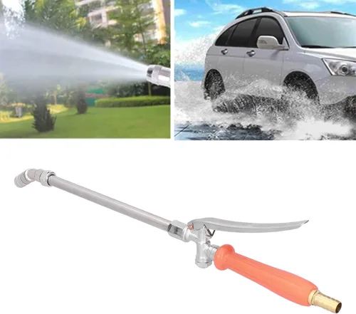 Miniatura 3 de Varita rociadora, varita de riego de alta presión de 18.2 pulgadas, rociador universal portátil ajustable para jardín con boquillas, pistola