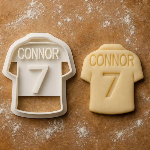 Miniatura 13 de Mostop Cortador de galletas deportivo con sellos, juego de 3 piezas de cortador de galletas de fútbol, fútbol, casco, juego de fútbol, herramientas