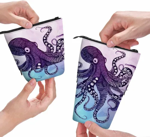 Swono Adorable estuche para lápices de color de koala para bebé, lindo diseño de dibujos animados, plumas de búho aborigen, estuche organizador para